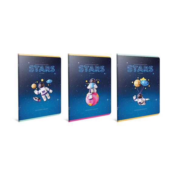 Gıpta A4 60 Yaprak Kareli Stars Dikişli Karton Kapak Defter 6191000