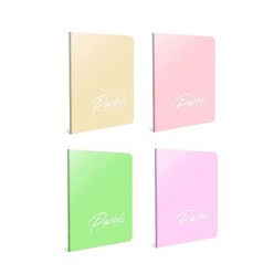 Gıpta - Gıpta A4 60Yp. Pastel Tel Dikiş Pp Kapak Defter Çizgili 4115