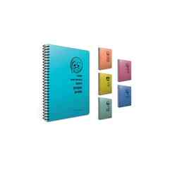 Gıpta A4 80 Yaprak Çizgili Real Spiralli Pp Kapak Defter 7227000 - Thumbnail