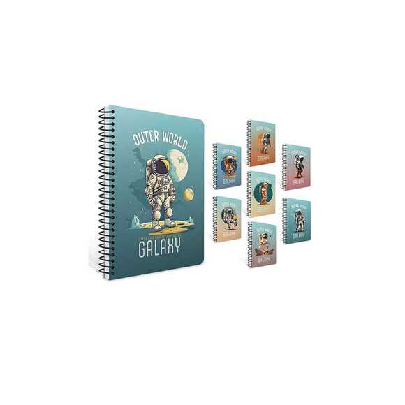 Gıpta A4 80 Yaprak Kareli Galaxy Spiralli Pp Kapak Defter 7269000