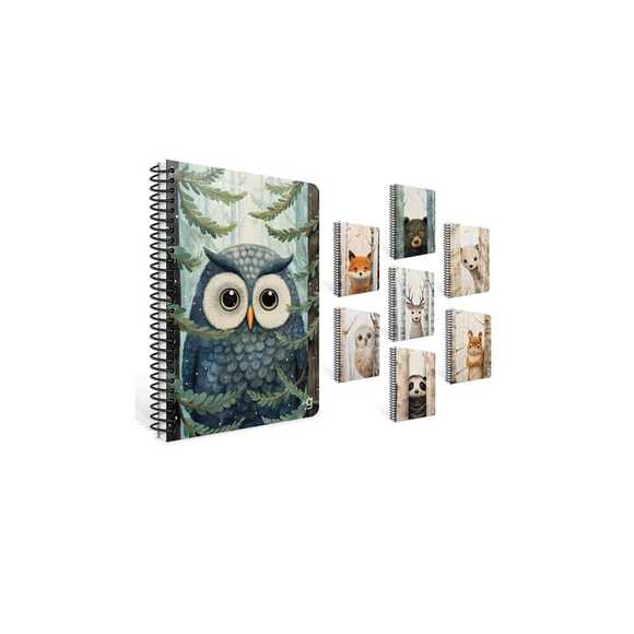 Gıpta A4 80 Yaprak Kareli Sneak Peek Spiralli Karton Kapak Defter 7291000