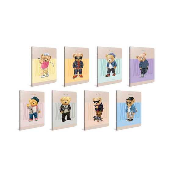 Gıpta A5 60 Yaprak Xoxo Dikişli Karton Kapak Defter Kareli 6273000