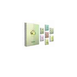 Gıpta A5 80 Yaprak Kareli Avocado Notes Spiralli Karton Kapak Defter 6174000 - Thumbnail