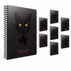 Gıpta - Gıpta Glow Notes Spiralli Sert Kapak 19x26cm 120yp Kareli 4201