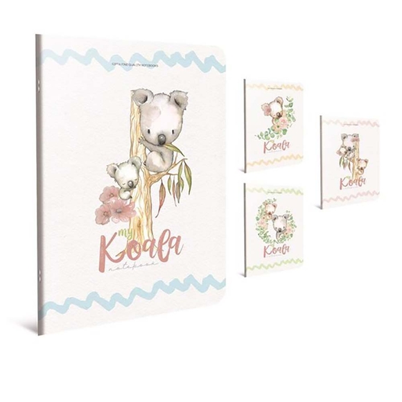 Gıpta Koala A4 Dikişli Karton Kapak Defter 60yp Çizgili 4576
