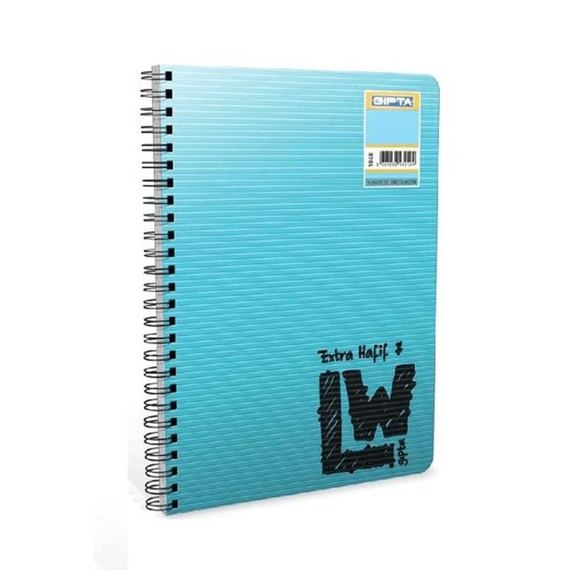 Gıpta Lw Defter Spiralli PP Kapak A4 80 Yaprak Düz 3-2060000-2011