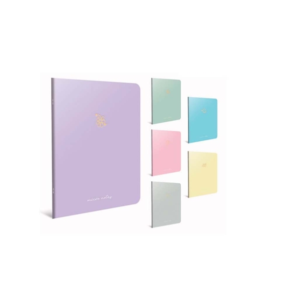 Gıpta Micro Notes 13X21Cm Tel Dikiş Karton Kapak Çizgisiz Defter 60yp. 