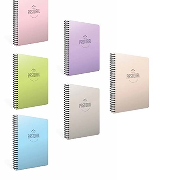 Gıpta Pastoral A4 Spiralli Pp Kapak Defter 72yp Kareli 3242