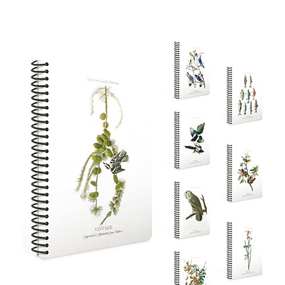 Gıpta Vıntage Spiralli Sert Kapak Defter 17X24 120 Yp. Kareli 4440