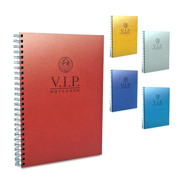 Gıpta Vip Spiralli Deri Kapak Kareli Defter 17x24 Cm 140 Yaprak 1083