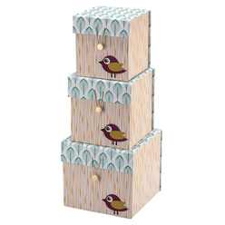 Gıpta Kutu - Gıpta Vogel Kutu Yeşil BX1965-02 - 155x145x160 mm