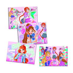 Gıpta Winx Spiralli Resim Defteri 25x35 cm 15 Yaprak 3-3088 - Thumbnail