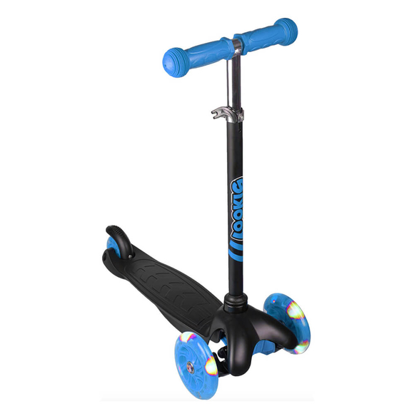 Gokidy Mini 3 Tekerli Işıklı Scooter Siyah