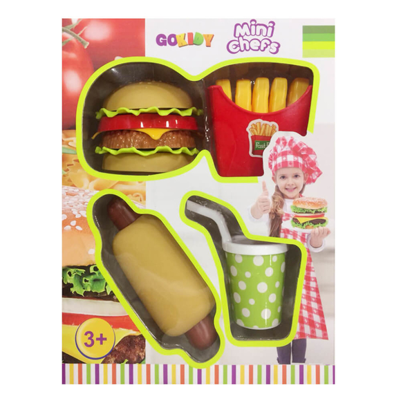 Gokidy Mini Chef Hamburger Seti 