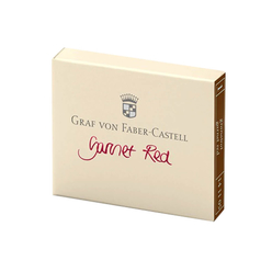 Graf Von Faber Castell Dolma Kalem Kartuşu 6’lı Kırmızı 141105 - Thumbnail