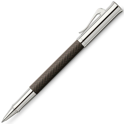 Graf von Faber Castell Guilloche Cisele Roller Kalem Kahverengi 146711 - Thumbnail