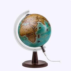 Gürbüz 48205 Modern Antik Işıklı Küre 20Cm - Thumbnail
