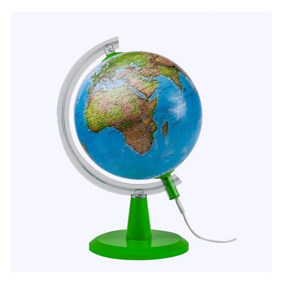 Gürbüz 48312 Işıklı Fiziki Küre 26 cm Grafik Stantlı 