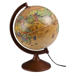 Gürbüz Antik Küre Işıklı 26 cm 44261 - Thumbnail