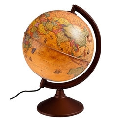 Gürbüz Antik Küre Işıklı 30 cm 44301 - Thumbnail