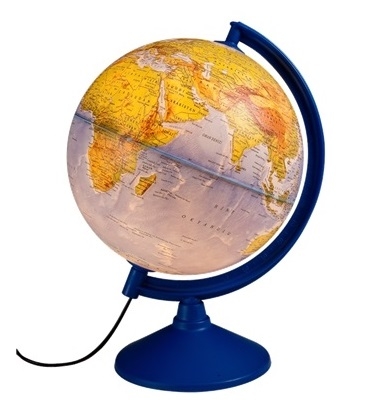 Gürbüz Fiziki Küre Işıklı 30 cm (Fiziki+Siyasi) 41301