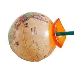 Gürbüz Globe Kalemtıraş Antik Küre 10 cm 44104 - Thumbnail