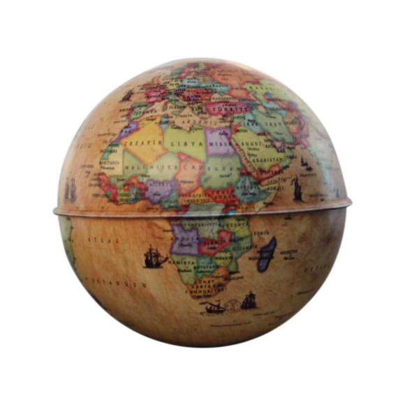 Gürbüz Globe Kumbara Antik Küre 10 cm 44103