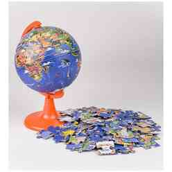 Gürbüz Kids My World Küre 15 cm + 100 Parça Puzzle 48152 - Thumbnail
