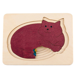 Hape Beş Kedi Puzzle E6514 - Thumbnail
