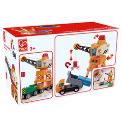 Hape Large Boom Crane E3715 - Thumbnail