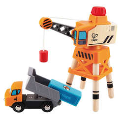 Hape Large Boom Crane E3715 - Thumbnail