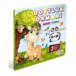 Hareketli Kitaplar - Dostluk Ormanı Bebek Panda - Thumbnail