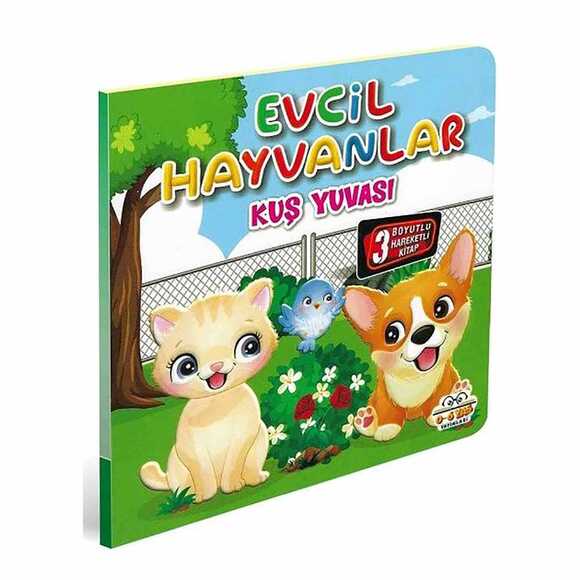 Hareketli Kitaplar - Evcil Hayvanlar Kuş Yuvası