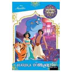 Harika Dostlar Boyama Kitabı - Disney Alaaddin - Thumbnail