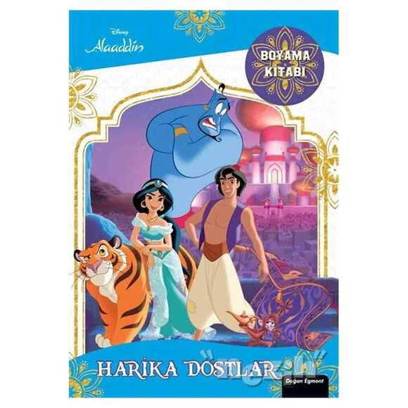 Harika Dostlar Boyama Kitabı - Disney Alaaddin