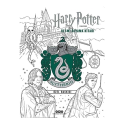 Harry Potter Filmlerinden Resmi Boyama Kitabı Slytherin Özel Baskısı - Thumbnail