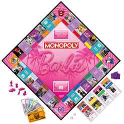 Hasbro Gaming Monopoly Barbie G0038 - Thumbnail