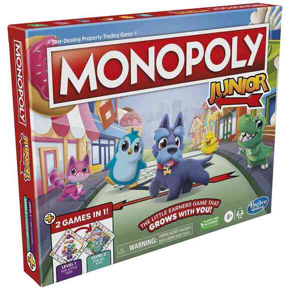 Hasbro Gaming Monopoly Junior 2’Si 1 Arada F8562