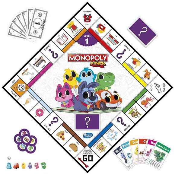 Hasbro Gaming Monopoly Junior 2’Si 1 Arada F8562