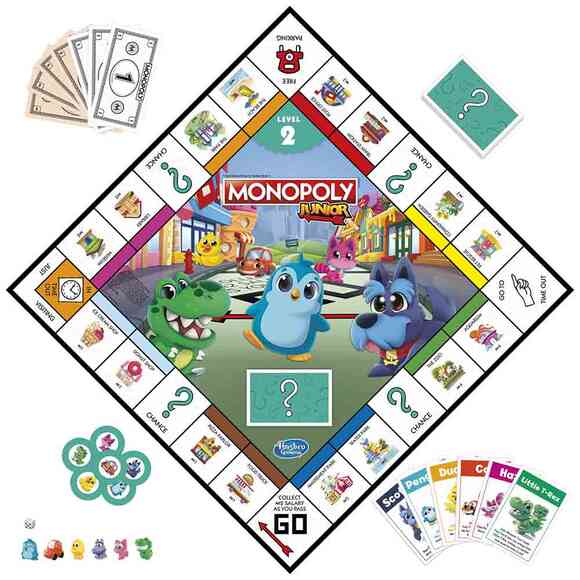 Hasbro Gaming Monopoly Junior 2’Si 1 Arada F8562