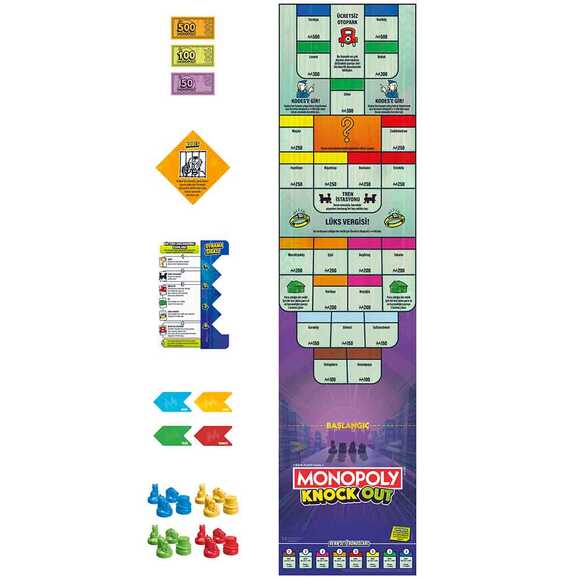 Hasbro Gaming Monopoly Knockout F8995