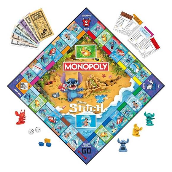 Hasbro Gaming Monopoly Stitch G0388