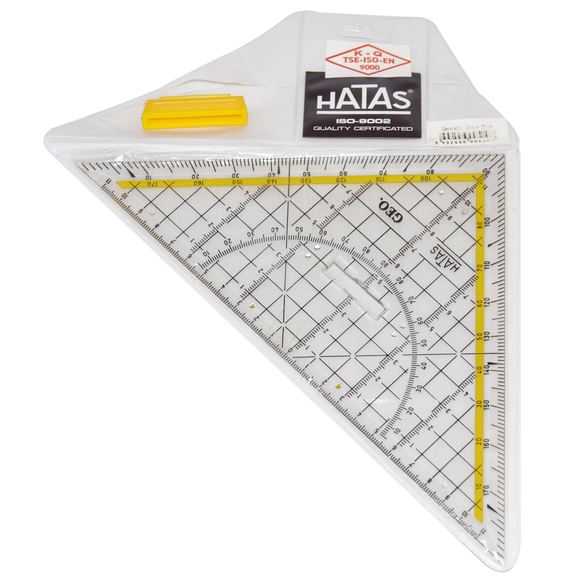 Hatas Geometrik Açılı Gönye 25 Cm 0510