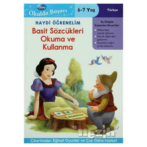 Haydi Öğrenelim - Basit Sözcükleri Okuma ve Kullanma 6-7 Yaş