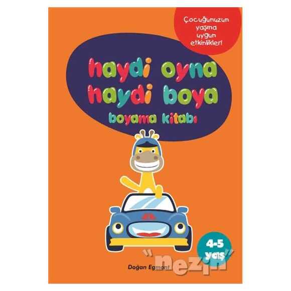 Haydi Oyna Haydi Boya Boyama Kitabı 2 (4-5 Yaş)