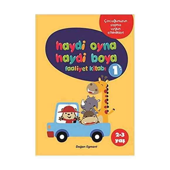 Haydi Oyna Haydi Boya Faaliyet Kitabı 1