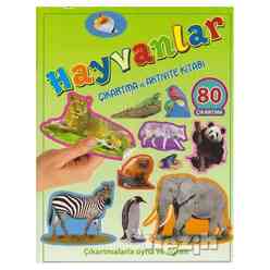 Parıltı Yayınları - Hayvanlar - Çıkartma ve Aktivite Kitabı