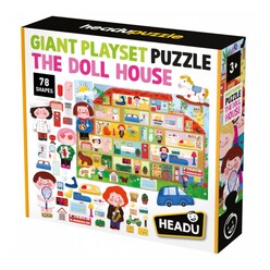 Headu - Headu Bebek Evi Dev Oyun Alanı Puzzle MU55355