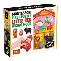 Headu - Headu Montessori İlk Kırmızı Başlıklı Kız Puzzle MU59094