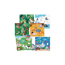 Headu Puzzle Animal Lotto Montessori (2-5 yaş) MU-22847 - Thumbnail